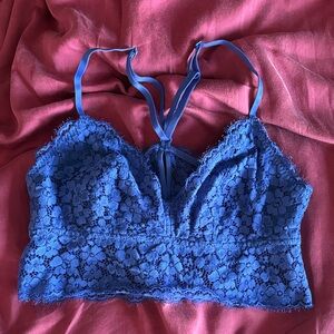 Aerie Royal Blue Lace Bralette
